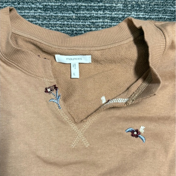 Floral Embroidered Sweater - Picture 2 of 3